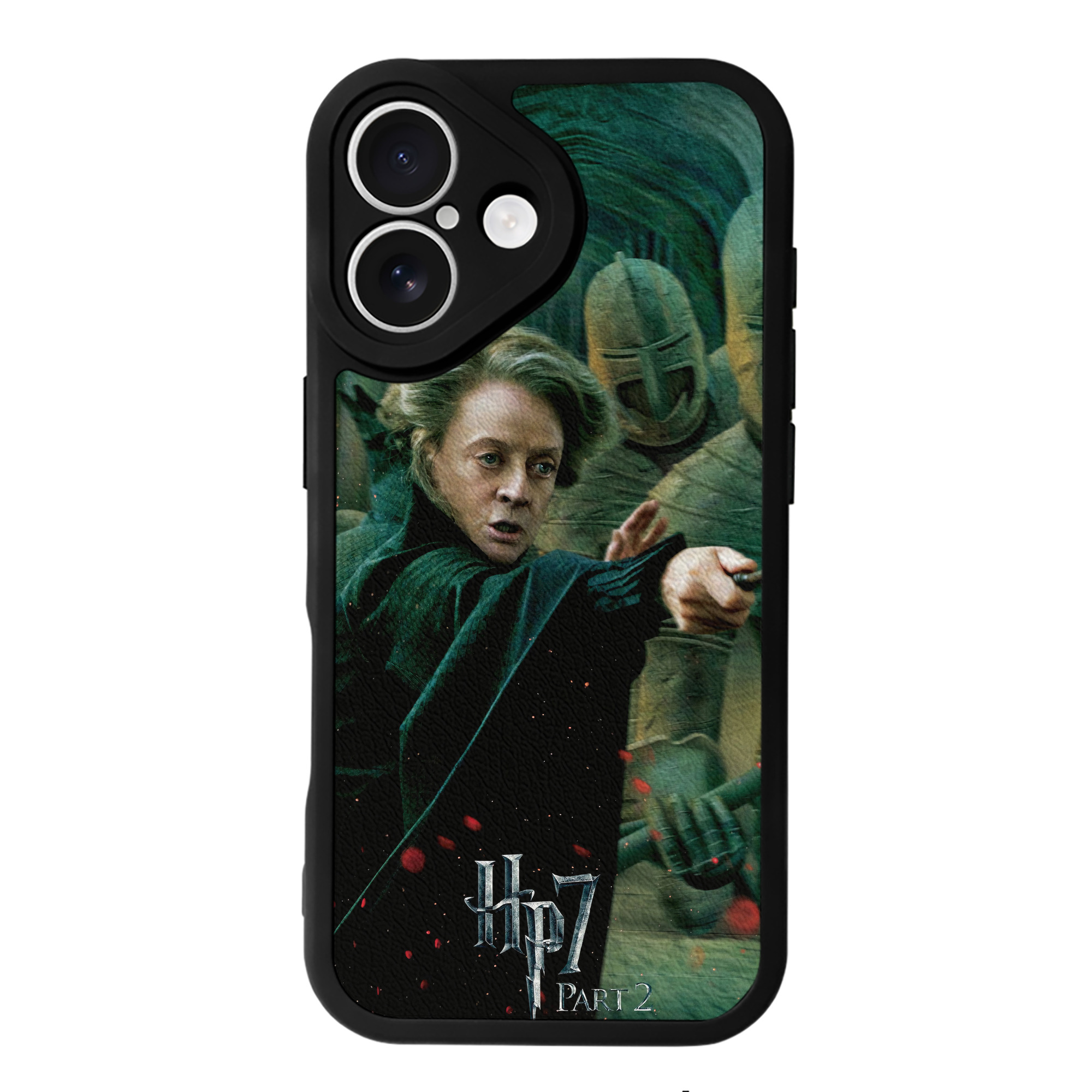 （画像用） Harry Potter ハリー・ポッターシリーズ 【iPhone 16シリーズ対応】シリコンスマホケース（レザー調） 材質：シリコン